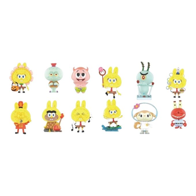 Pop Mart x Spongebob The Monsters Labubu confezione sigillata (1 scatola cieca)