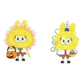 Pop Mart x Spongebob The Monsters Labubu “Jack O Lantern e Ace Chef”