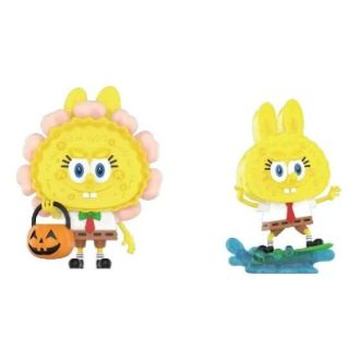 Pop Mart x Spongebob The Monsters Labubu “Jack O Lantern e surf”