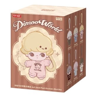 Portachiavi in  peluche Dimoo Crush on Coffee, confezione sigillata (1 scatola cieca)