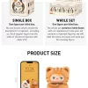 PUCKY Roly-Poly Kitty Series – Peluche in vinile Blind Box