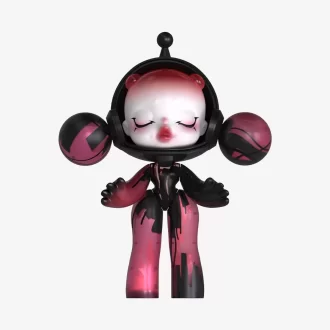 MEGA α SKULLPANDA 1000% Cristallo Rosso