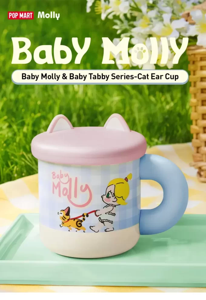 Serie Baby Molly e Baby Tabby – Coppa con orecchie di gatto