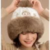 Serie calda e soffice per le feste – Cappello di peluche LABUBU Serie calda e soffice per le feste – Cappello di peluche LABUBU