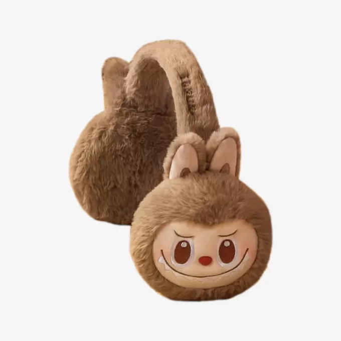 Serie calda e soffice per le feste – Paraorecchie in peluche LABUBU