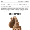 Serie calda e soffice per le feste – Paraorecchie in peluche LABUBU