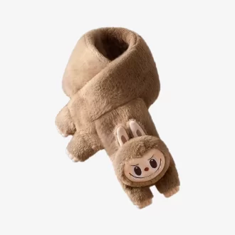 Serie calda e soffice per le feste – Sciarpa di peluche LABUBU