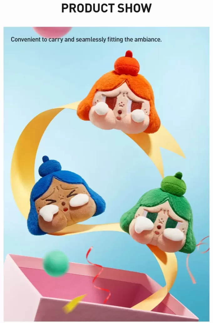 SERIE CRYBABY CHEER UP, BABY! – Ciondolo di peluche in scatola cieca