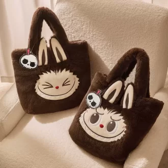 Serie di borse classiche – Borsa reversibile in peluche LABUBU