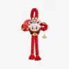 Serie di festeggiamenti per il nuovo anno di Wealthy Snake – Decorazione per porta in peluche LABUBU