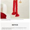 Serie di festeggiamenti per il nuovo anno di Wealthy Snake – Decorazione per porta in peluche LABUBU