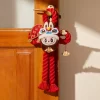 Serie di festeggiamenti per il nuovo anno di Wealthy Snake – Decorazione per porta in peluche LABUBU