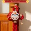 Serie di festeggiamenti per il nuovo anno di Wealthy Snake – Decorazione per porta in peluche LABUBU