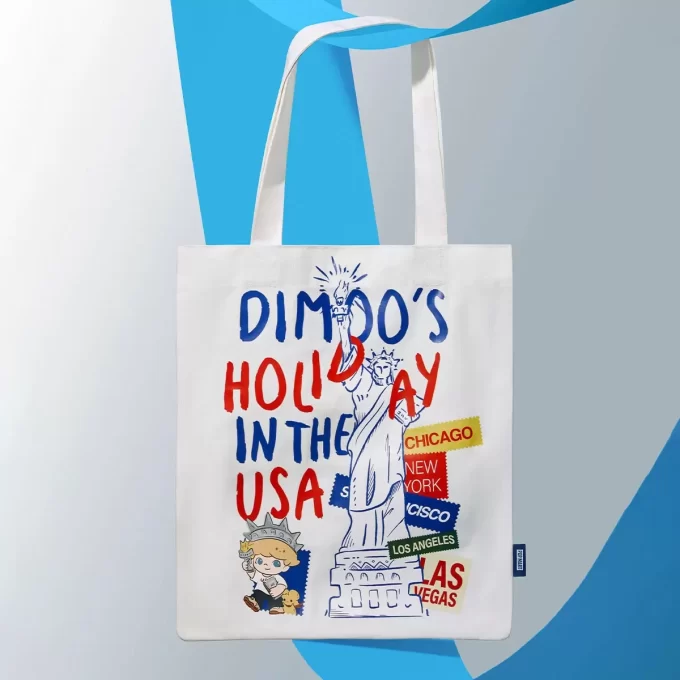 SERIE DIMOO VACANZE NEGLI USA – Borsa in tela