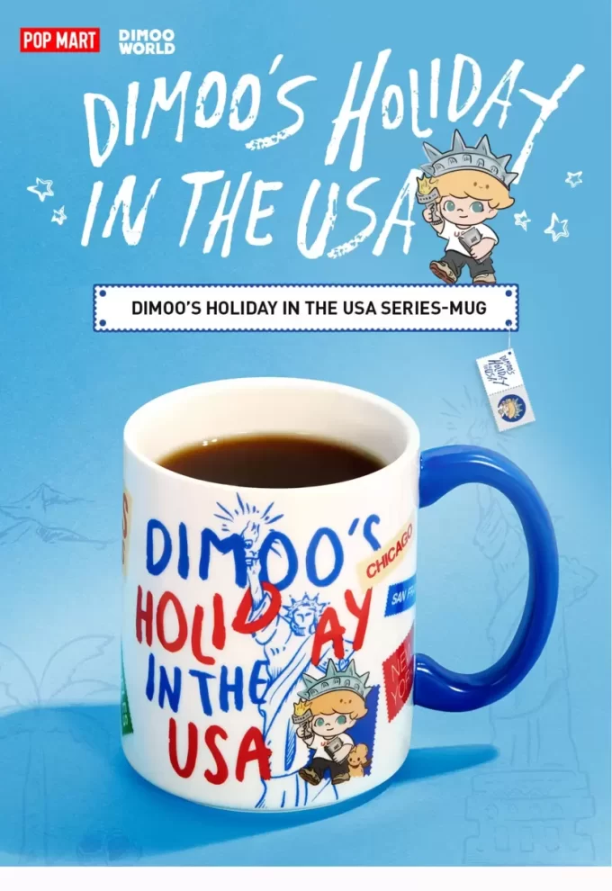 SERIE DIMOO VACANZE NEGLI USA – Tazza