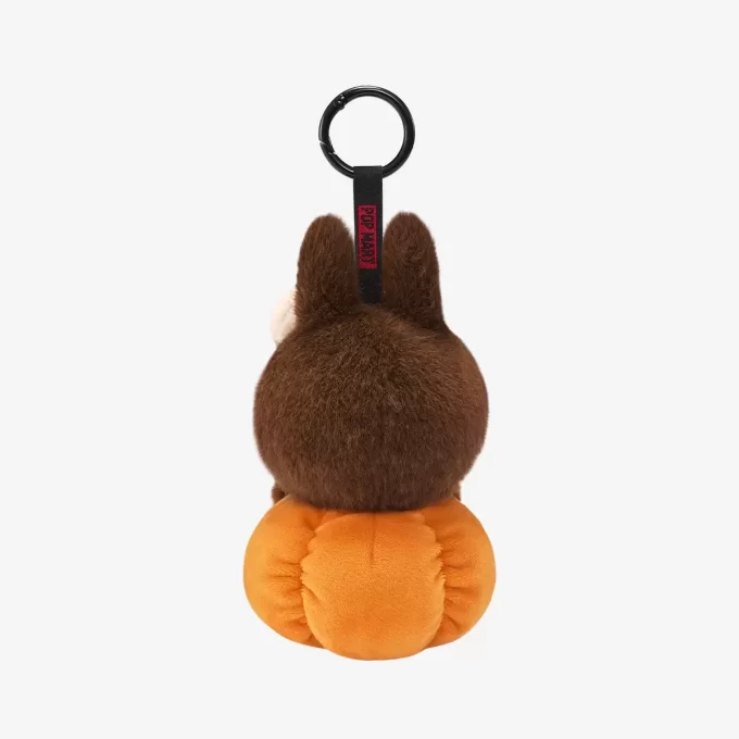 Serie Happy Halloween Party – Ciondolo in peluche in vinile a forma di zucca seduta