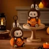 Serie Happy Halloween Party – Ciondolo in peluche in vinile a forma di zucca seduta