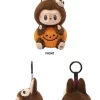 Serie Happy Halloween Party – Ciondolo in peluche in vinile a forma di zucca seduta