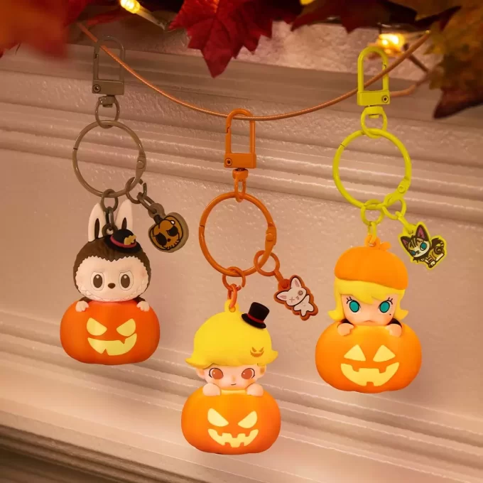 Serie Happy Halloween Party – Ciondolo zucca luminosa