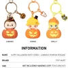 Serie Happy Halloween Party – Ciondolo zucca luminosa