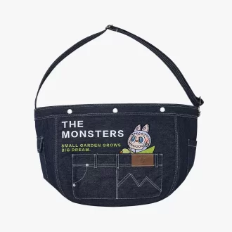 SERIE I MOSTRI CADONO NELLA NATURA SELVAGGIA – Borsa a tracolla in denim