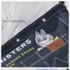 SERIE I MOSTRI CADONO NELLA NATURA SELVAGGIA – Borsa a tracolla in denim