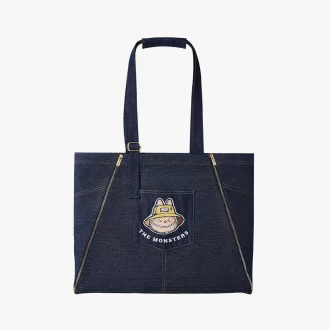 SERIE I MOSTRI CADONO NELLA NATURA SELVAGGIA – Borsa grembiule in denim