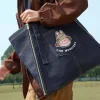 SERIE I MOSTRI CADONO NELLA NATURA SELVAGGIA – Borsa grembiule in denim