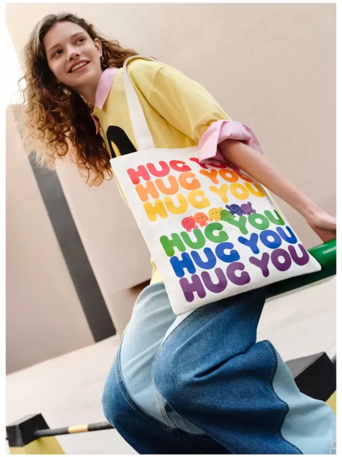 SERIE INSTINCTOY HUG YOU – Borsa in tela
