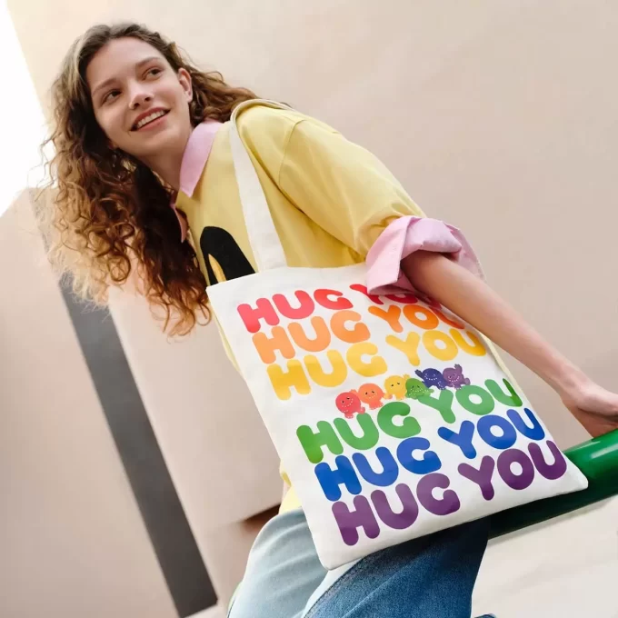 SERIE INSTINCTOY HUG YOU – Borsa in tela