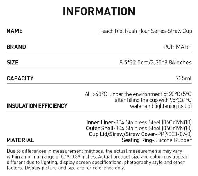 Serie Rush Hour di Peach Riot – Tazza di paglia Serie Rush Hour di Peach Riot – Tazza di paglia