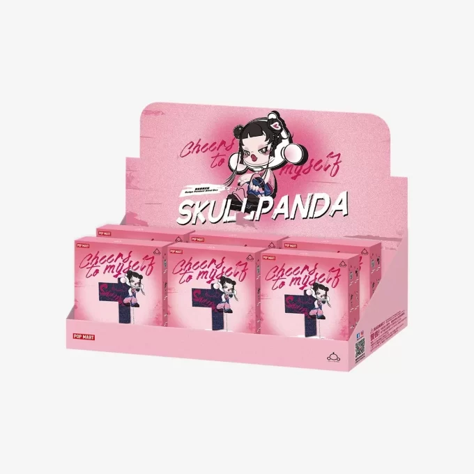SERIE SKULLPANDA CHEERS TO MYSELF – Ciondolo con distintivo in scatola cieca SERIE SKULLPANDA CHEERS TO MYSELF – Ciondolo con distintivo in scatola cieca
