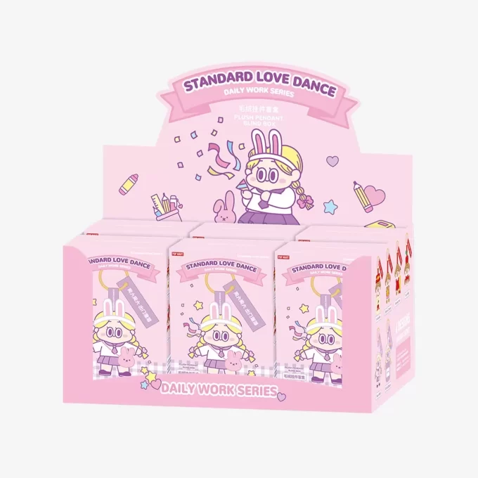 Serie Standard Love Dance Daily Work – Ciondolo in peluche in scatola cieca