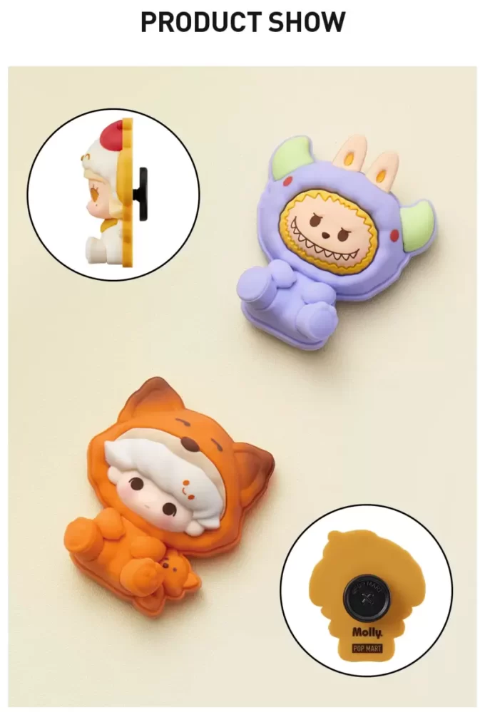 Set di fibbie decorative per pigiama party con particelle carine e bolle