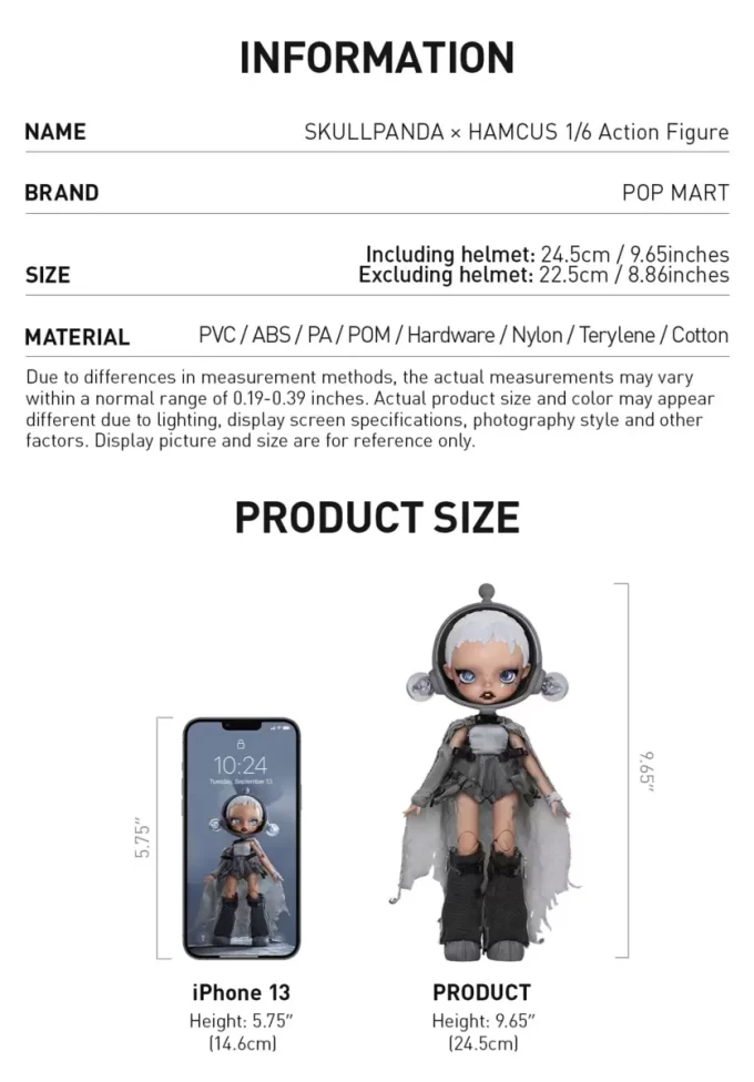SKULLPANDA × HAMCUS 1/6 Action Figure SKULLPANDA × HAMCUS 1/6 Action Figure