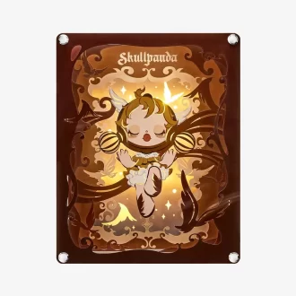 SKULLPANDA Serie Immagine della Realtà – Lampada di carta (versione colorata)