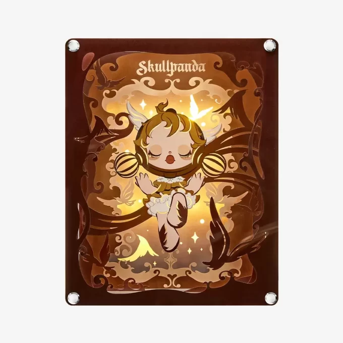 SKULLPANDA Serie Immagine della Realtà – Lampada di carta (versione colorata)