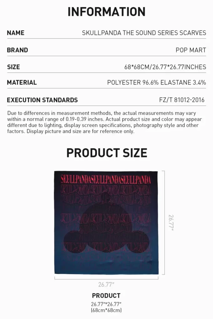 SKULLPANDA The Sound Series Sciarpe (The Equilibrium) (The Admiration) SKULLPANDA The Sound Series Sciarpe (The Equilibrium) (The Admiration)