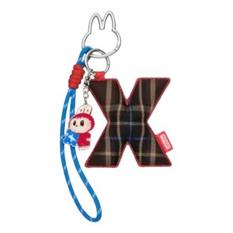 Spilla Labubu per ciondolo con lettera d’amore “X”