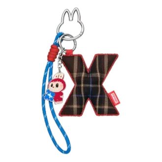 Spilla Labubu per ciondolo con lettera d’amore “X”