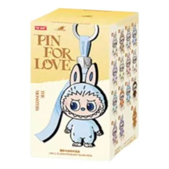 Spilla Labubu per ciondolo in peluche Love, confezione sigillata (A-M) (1 scatola cieca)