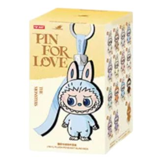 Spilla Labubu per ciondolo in peluche Love, confezione sigillata (A-M) (1 scatola cieca)