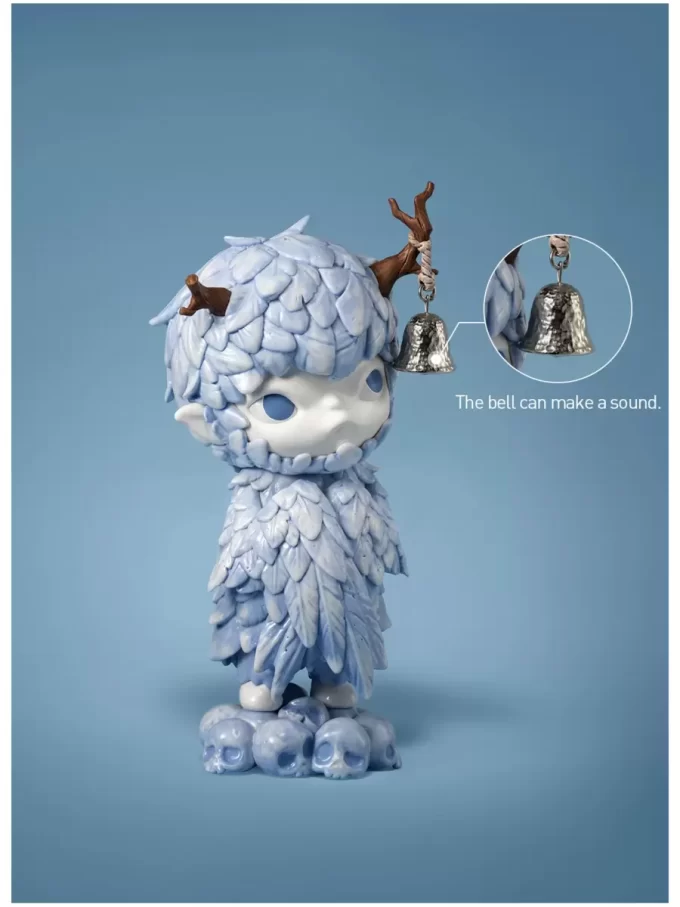 Statuetta in ceramica a forma di piuma di Hirono