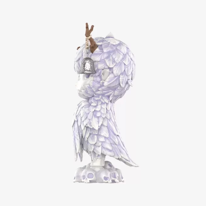 Statuetta in ceramica a forma di piuma di Hirono