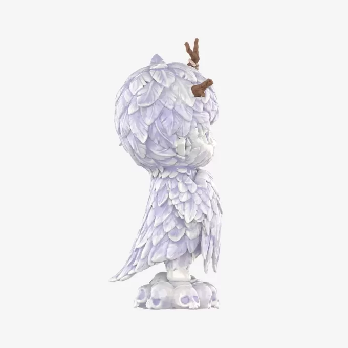 Statuetta in ceramica a forma di piuma di Hirono