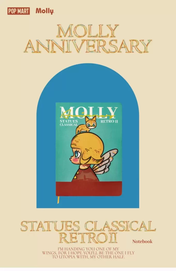 Statuette MOLLY Anniversary Classical Retro 2 Series-Notebook