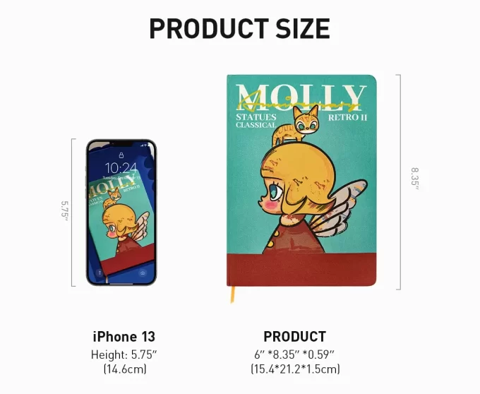 Statuette MOLLY Anniversary Classical Retro 2 Series-Notebook