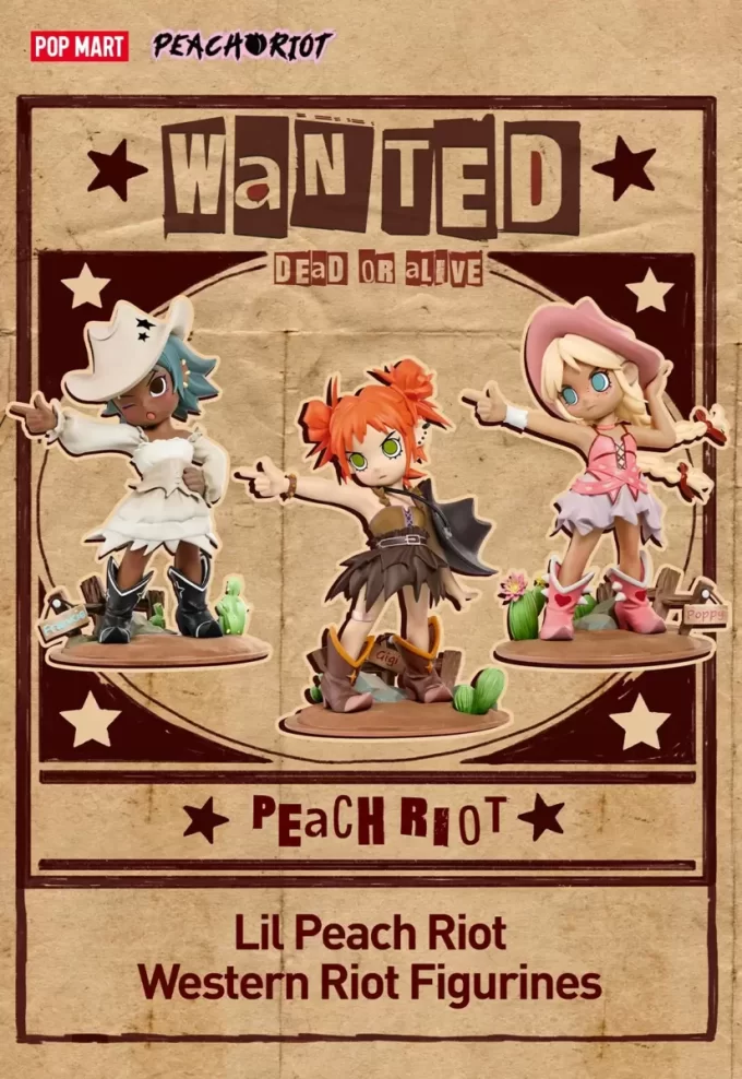 Statuette Western Riot di Lil Peach Riot