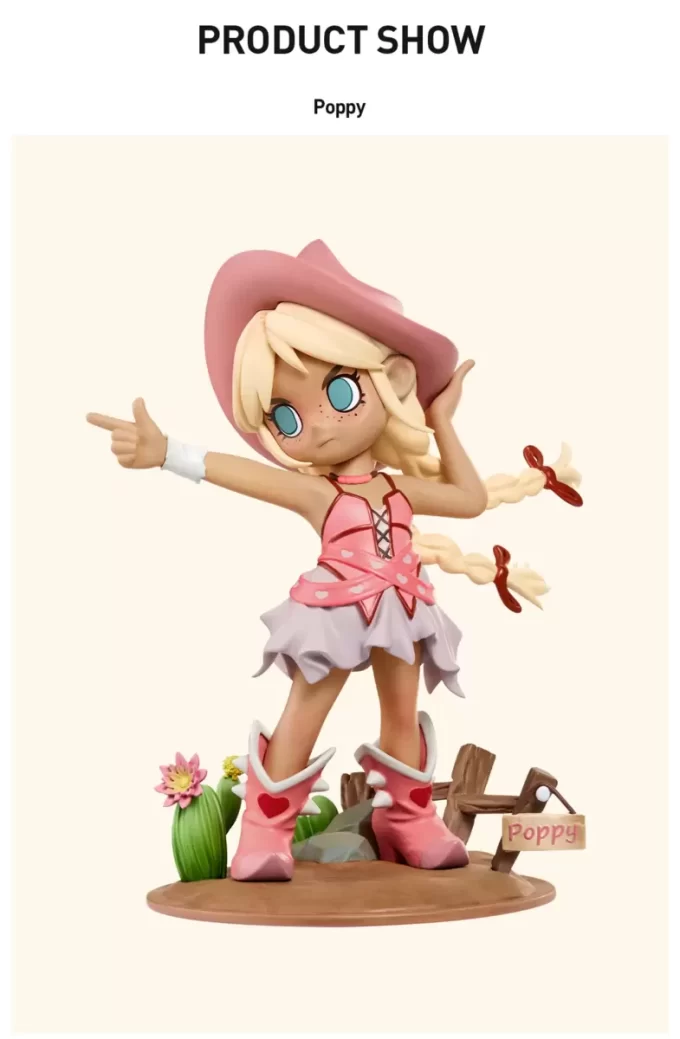 Statuette Western Riot di Lil Peach Riot