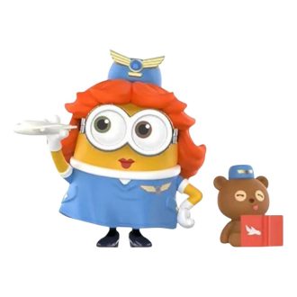 Storie della buonanotte dei Minions di Bob e Tim Figures “Sicurezza in aereo”